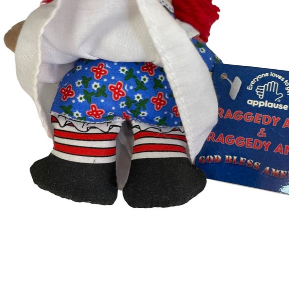 Vintage Applause Raggedy Ann & Raggedy Andy God Bless America Soft Rag Doll 12" - Picture 6 of 8